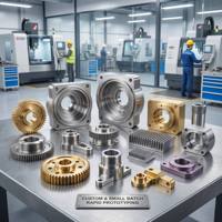 Yüksek Kaliteli Hassas OEM Freze Torna Parçaları CNC İşleme Eloksallı Alüminyum Çelik Metal Sert Krom-Nikel Paslanmaz Çelik