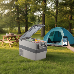 Refrigerador Portátil para Auto Vevor de 45L, 12V AC/DC, Compresor de Refrigeración, Control por Aplicación, para Viajes y Camping - Product Image 2