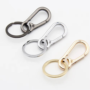 Creativo da <span class=keywords><strong>uomo</strong></span> in metallo pendente in vita Anti-smarrimento portachiavi per <span class=keywords><strong>auto</strong></span> per attività all'aperto arrampicata su roccia amaca moschettone con fibbia a molla - Product Image 2