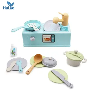 Huiye игрушка для ролевых игр, кухонная раковина, ролевая игра, мини Детская кухонная игрушка, набор для раковины, игрушка для девочек