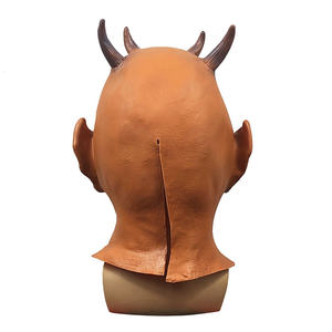 Mascarilla <span class=keywords><strong>de</strong></span> látex <span class=keywords><strong>de</strong></span> Horror para Halloween, máscara <span class=keywords><strong>de</strong></span> fiesta <span class=keywords><strong>de</strong></span> terror, ganado, <span class=keywords><strong>diablo</strong></span>, seis <span class=keywords><strong>cuernos</strong></span> - Product Image 6