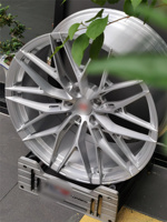 Jantes forgées monobloc usinées sur mesure en argent, 17-21 pouces, 5x114.3, largeur personnalisée, compatibles avec Mazda3 CX-5 Subaru Outback Forester