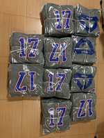 Grosir 2026 Buffalo Kedatangan Baru Jahitan Lengkap # 17 Allen # 18 Cooper # 2 Moore # 86 Jersey Sepak Bola Amerika Kincaid