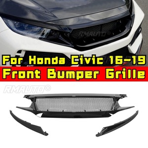 Kit carrosserie pour Honda Civic 2016-2019, calandre de pare-chocs, grilles de course, bandes décoratives, calandre avant, pièce extérieure - Product Image 1
