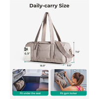 Sac de voyage matelassé personnalisé de haute qualité pour le sport, léger, en nylon gonflé, pour tapis de gym, pilates, yoga, avec compartiment humide/sec