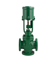 Vanne de régulation électrique 3 voies en acier inoxydable 220V avec fonction d'ouverture et d'arrêt, haute température, personnalisable OEM