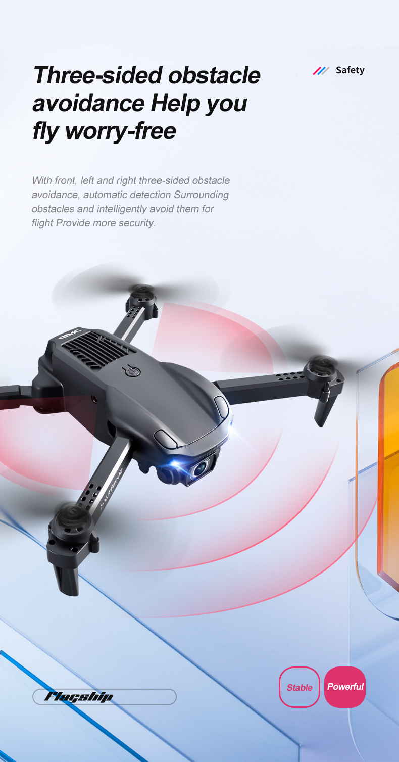 V22 Дрон Mini 6K HD Двойная камера FPV профессиональная аэрофотосъемка препятствия складной Квадрокоптер вертолет игрушки
