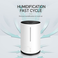 Humidificateurs électroniques de bureau élégants, brumisateur rafraîchissant, purificateur ultrasonique, humidificateur d'air USB personnalisé, 1 an de contrôle par application