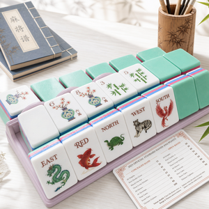 Juego <span class=keywords><strong>de</strong></span> Mahjong Chino Neo con Patrón <span class=keywords><strong>de</strong></span> Grúa y <span class=keywords><strong>Pino</strong></span> para Noches <span class=keywords><strong>de</strong></span> Juego Clásicas, Entretenimiento en Casa, Diversión a <span class=keywords><strong>Precio</strong></span> <span class=keywords><strong>de</strong></span> Mayoreo con Bolsa para Dados - Product Image 6