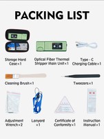 VAEYI Optical Fiber Thermal Fiber Stripper Heating Optical Wire Stripping Ribbon Fiber With Lithium Battery FSP-160