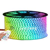 Nouveau Kit complet 5M 5050 RGBw LED bande lumineuse + adaptateur secteur + 40 clés à distance Chine LED bande kit/ensemble