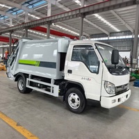 Camion compacteur de déchets Foton 4x2, 5,8 m³, diesel, pour la collecte des déchets résidentiels