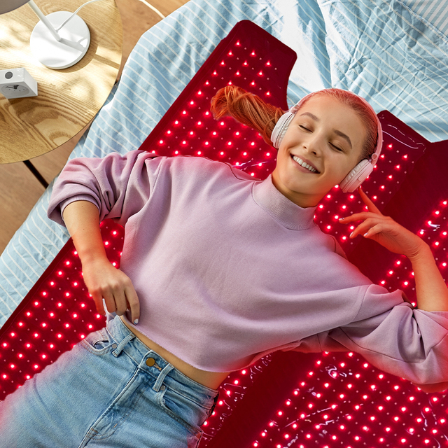 Shanglaite T1200 Red Light Therapy Panel 2160 High Power LEDs 660nm/850nm Full Body Pain Relief Heating Device 1.5 Year Warranty