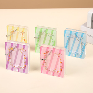 Spot wholesale acrylic photo frame pendant <b>keychain</b> 1 inch photo bag pendant beautiful diy decorative pendant - Product Image 2