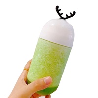 Capsules transparentes pour boisson, 500ml, 1 pièce, Design créatif, personnalisé, bouteille vide, pour jus de fruits, lait, boba, thé