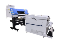 NOUVELLE Imprimante DTF automatique 60 cm pour étiquettes de t-shirts, 4 têtes pour I3200, encre numérique CMYK+W, pigment multi-couleurs, portable, 2400 DPI, 13/horaire
