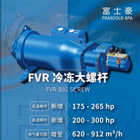 Compresor de Tornillo Genuino Italiano Frascold SPA FVR-L-80-270 (Modelo Antiguo NRL-80-270Y) de 80HP