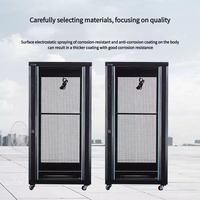 Armoire réseau 42U de haute qualité 19 pouces au sol support de serveur télécom finition dégraissée armoire réseau