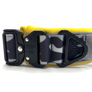 Collier de chien en Nylon <span class=keywords><strong>Camouflage</strong></span> réfléchissant tactique avec poignée confortable réglable - Product Image 4