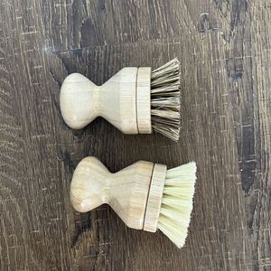 Eco-Friendly Bamboo Handle Kitchen <b>Brush</b> Replaceable Natural Sisal Bristle Dish <b>Brush</b> - Product Image 6