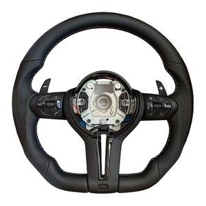 Volante Sportivo <span class=keywords><strong>M</strong></span> a Fondo Piatto per BMW F10 F11 F12 F20 F21 F22 F25 F26 F30 F31 F32 F33 F34 F36 F80 F83 M3 M4 M5 E90 E71 E70 - Product Image 6