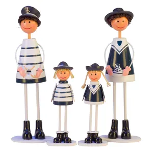 New design stand navy wooden dolls home decoration