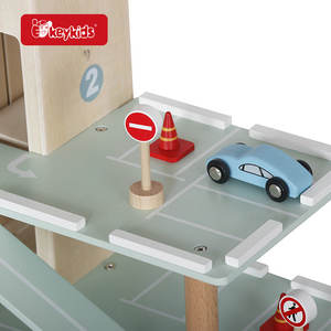 Üst satış Mini ahşap oyuncak arabalar park garaj asansör ile kids 'oyun yuvası oyuncaklar W04B130 - Product Image 3