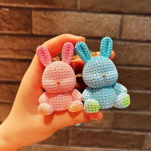 Porte-clés Lapin 3D en PVC Créatif et Mignon, Cadeau Idéal pour Voiture, Prix Usine Imbattable - Product Image 1