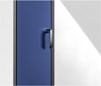 Proveedor de oro de EE. UU., ventanas de aluminio antirrobo, gran ventana de imagen fija, especificaciones modernas personalizadas, tipo de cortina de persiana