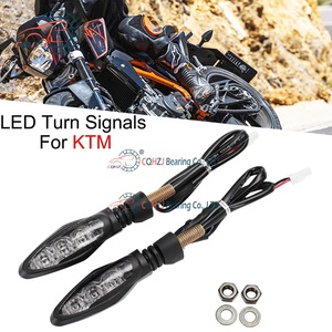 CQHZJ <span class=keywords><strong>Accesorios</strong></span> de Motocicleta Todoterreno de Buena Calidad, Luz Indicadora de Señal de Giro LED, Intermitente Compatible con KTM <span class=keywords><strong>DUKE</strong></span> 125 200 - Product Image 2