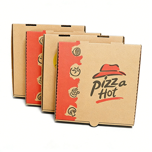 Scatole per Pizza in Cartone Ondulato Usa e Getta con Logo Personalizzato - Product Image 4