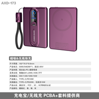 Power Bank Nirkabel 5000 10000 Mah Kompatibel dengan Pengisi Daya Cepat iPhone 5000mah 10000mah Powerbank Magnetik Portabel