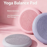 Coussin d'équilibre gonflable portable en PVC, disque d'équilibre, tapis de yoga et de Pilates pour unisexe, maison, voyage, vente en gros, OEM, personnalisé