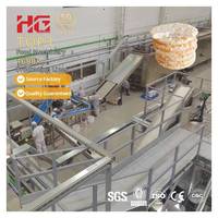 Machine industrielle de fabrication de craquelins de riz multi-saveurs, ligne de production de craquelins de riz entièrement automatique, continue, simple/grain, acier inoxydable 304