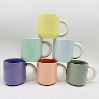 Mug à café en porcelaine écologique de style original avec logo et couleur personnalisables pour cadeaux d'affaires