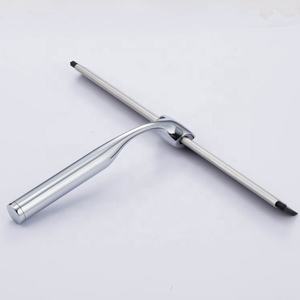 Nettoyeur de vitres de voiture En acier inoxydable, essuie-glace En caoutchouc, Raclette professionnelle Pour Les vitres - Product Image 1