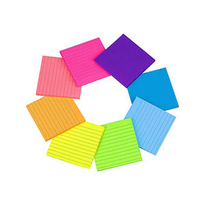 Blocs-notes adhésifs pastel 3x3 pouces, blocs-notes autocollants personnalisés, 8 couleurs, blocs-notes pour la vie quotidienne - Product Image 2