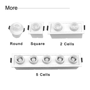 Lõm trần trắng <span class=keywords><strong>LED</strong></span> lưới tản nhiệt ánh sáng 16 Wát Dimmable tuyến tính Spotlight lên và xuống nhà <span class=keywords><strong>LED</strong></span> lưới tản nhiệt đèn - Product Image 1