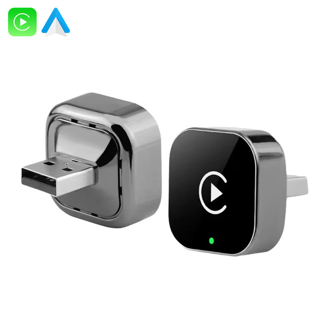 2025 New Wireless CarPlay Adapter 5Ghz WiFi Type-C/USB Plug Play Compatible with Android Auto and CarPlay