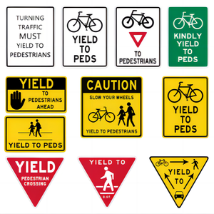 Yol güvenliği sokak trafik tabela için amerikan yansıtıcı trafik işaretleri - Product Image 5