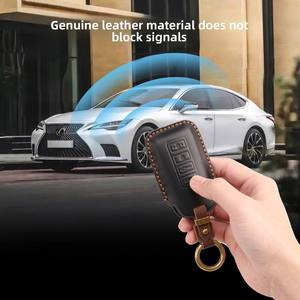 Funda para llaves adecuada para Renault Koleos, Renault Latio, Scénic y otros vehículos antiguos, hecha a mano con cuero genuino y hebilla. - Product Image 3