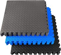 High Density Gym Fitness Puzzle Übungs matte Gepolsterter Trainings boden EVA-Schaum fliesen mit Rand
