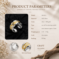 Boucles d'oreilles originales en argent sterling 925, motif fissures rocheuses, hypoallergéniques, parfaites pour le quotidien et comme cadeau