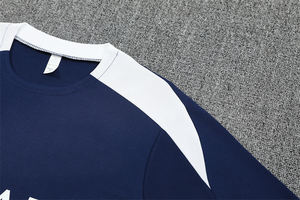 ชุดฟุตบอลฤดูร้อน ชุดฝึกซ้อมแขนสั้น เสื้อเจอร์ซีย์ 25/26 ปารีส ผ้าโพลีเอสเตอร์ระบายอากาศ แห้งเร็ว คอกลม ยูนิเซ็กซ์ สำหรับนักกีฬา - Product Image 3