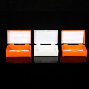 Hongbolai <b>Slide</b> Box 15-<b>Slide</b> <b>Plastic</b> Storage Container For <b>Slide</b> Storage Orange White Color Options - Product Image 3