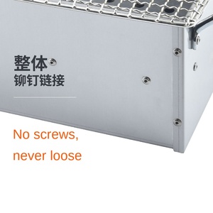 Koreanischer BBQ-Grill mit Kommerzieller Oberlüftung, Edelstahl, Rauchfrei, Langlebiges Drahtgitter-Grillrost für Außengastronomie - Product Image 5
