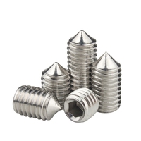 Vis de réglage à six pans creux en acier inoxydable DIN 914 résistantes à la corrosion M2 à M16 vis sans tête en acier au carbone à oxyde noir
