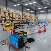 Máquina de Corte por Plasma CNC Portátil, Máquina de Corte por Llama de Oxígeno para Diferentes Metales