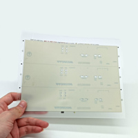 Autocollant personnalisé en soie, étiquette adhésive 3M, autocollants graphiques pour panneau PC, superposition de haute qualité pour interrupteur de commande