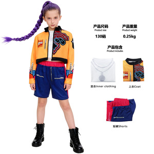Nuevo <span class=keywords><strong>Disfraz</strong></span> de Cazadora de Demonios de la Película K-Pop Mira Rumi Zoey, Diseño Impreso en 3D, Conjuntos de Cosplay para Niñas - Product Image 3